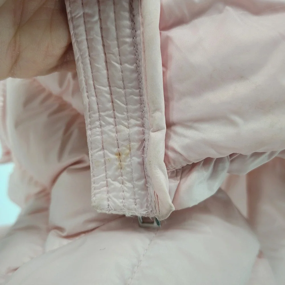 Ralph Lauren Toddler Girls Puffer Jacket Coat 24M Pink Down‎ Filled Hooded Zip